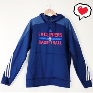 NEW! Adidas LA Clippers Hoodie Sweat Shirt B59